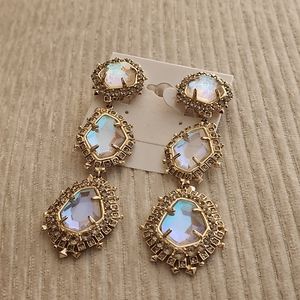 Kendra ScottAria 14K Gold Plated Clip-On Drop Ear